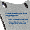 Habillage polypro & bois complet - Opel Combo - détail protections polypro des parois
