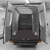 Habillage polypro & bois - Volkswagen Transporter - kit complet : plancher, parois, portes et passages de roue