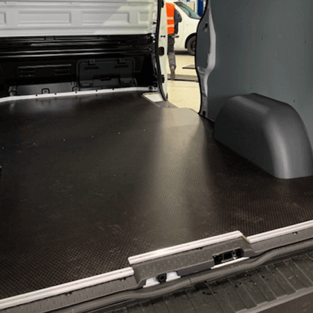 Plancher bois antidérapant Opel Vivaro avec barres de seuil