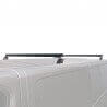 Barres de toit rabattables pour Toyota Proace - position haute. Photo générique.