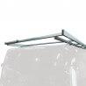 Galerie acier galvanisé plate pour Citroen Jumpy 2016+ Vue arrière avec option rouleau de chargement