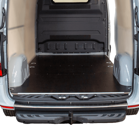 Plancher bois antidérapant Mercedes Sprinter III 2018+ avec barres de seuil et coupelles de finition