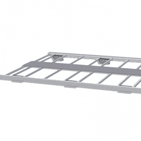 Passerelle aluminium pour galerie de toit