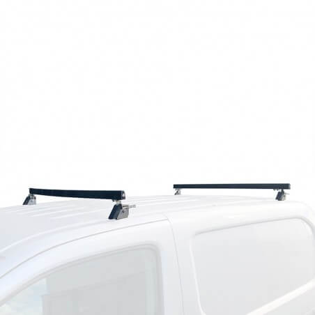 Barres de toit rabattables pour Peugeot Partner 2018+ - position haute