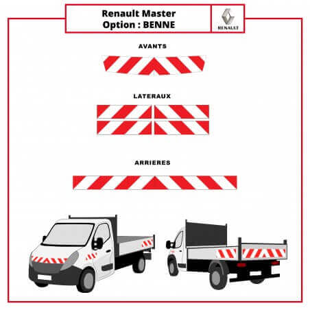 Kit de balisage Benne Renault Master