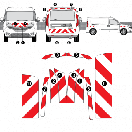 Kit de balisage - Fiat Doblo