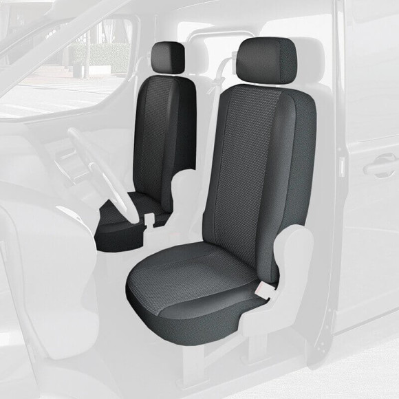 Housses Sièges Cuir Écologique Peugeot Boxer/Citroën Jumper/Fiat Ducato 2002-2006