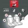 Housses de siège en tissu pour Citroen Jumpy 2016+ - avec accoudoirs