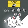 Housses de siège en tissu pour Renault Master - avec tablette
