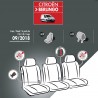 Housses de siège en tissu pour Citroen Berlingo Van 2018+ - sans tablette