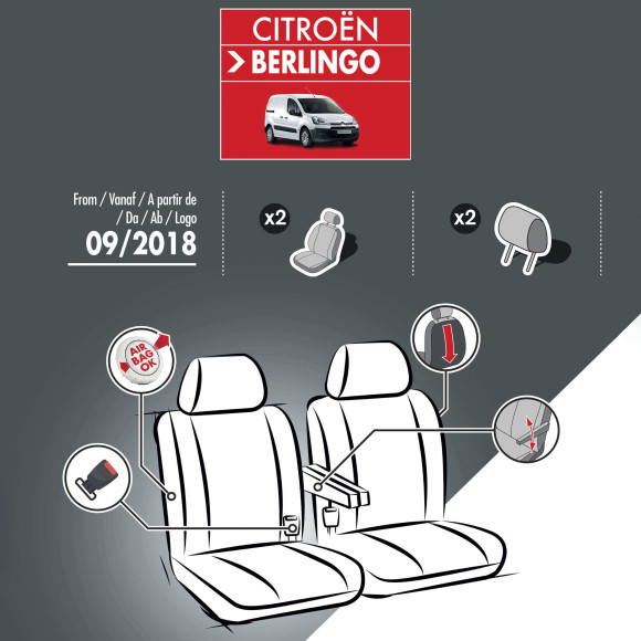 Housses de siège pour Citroën C4 Picasso