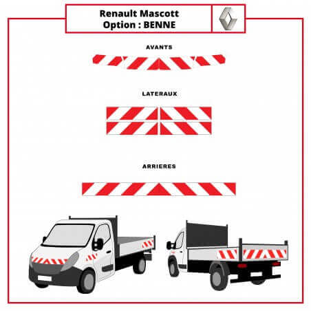 Kit de balisage Renault Mascott Benne