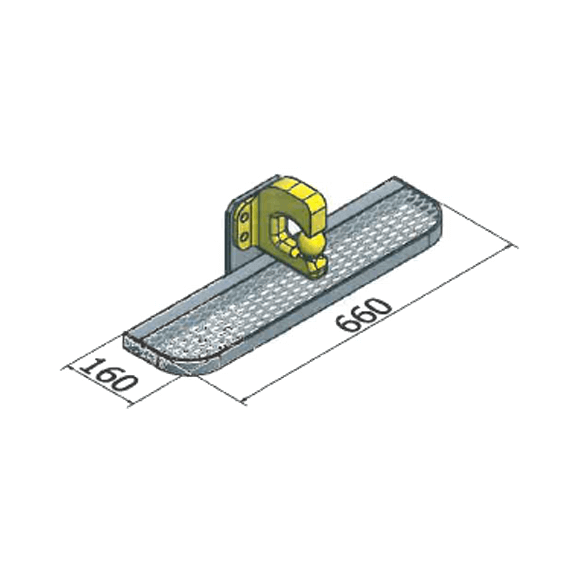 Marche pied adaptable avec ou sans ferrures dâ€™attelage : Devis sur  Techni-Contact - Marches pieds pour utilitaires