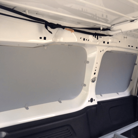 Habillage bois parois Citroen Berlingo Van III 2018+ contreplaqué filmé gris - photo générique