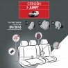 Housses de siège en tissu pour Fiat Scudo 2022+ - avec accoudoirs