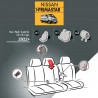 Housses de siège en tissu pour Nissan Primastar 2022+
