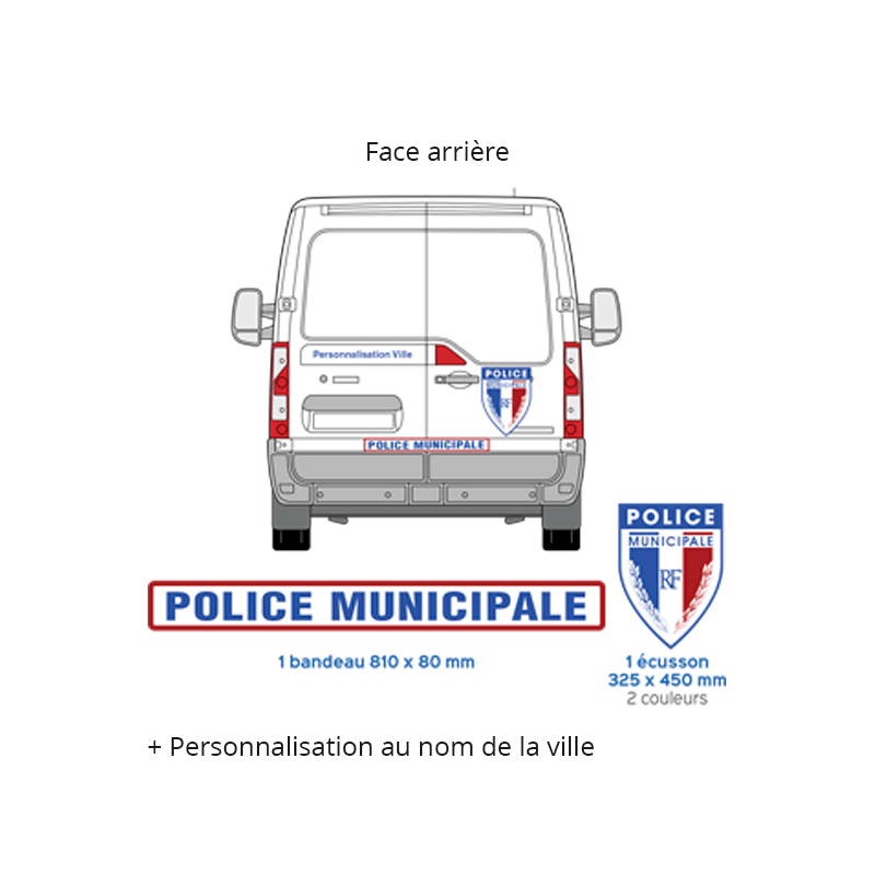 Kit de balisage Police municipale VUL