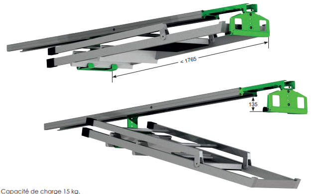 porte échelle dimensions