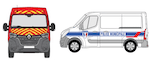 Kits de balisage pompier et police municipale